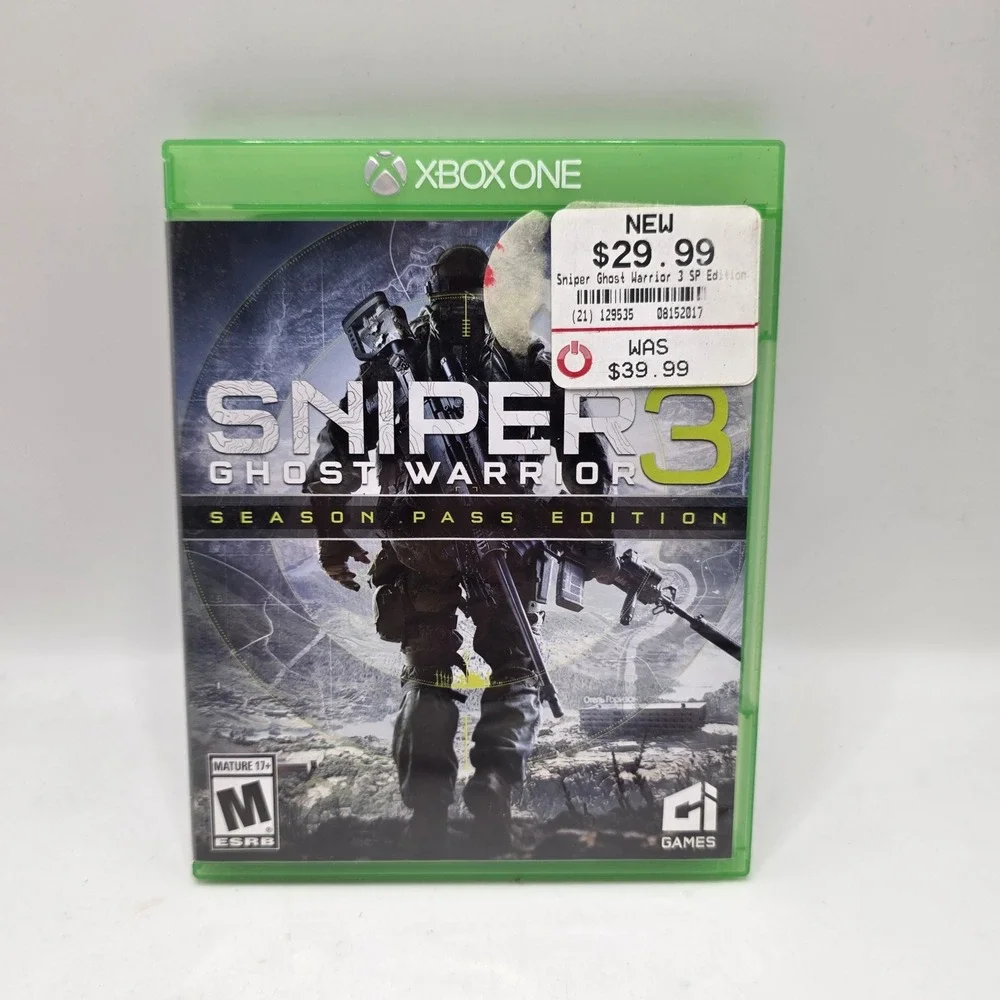 CI Games Sniper Ghost Warrior 3 Season Pass Edition Xbox One Tactical
